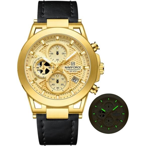 Men Sport Chronograph Watcheswith Calendar Quartz Mens Waterproof Wrist Watch